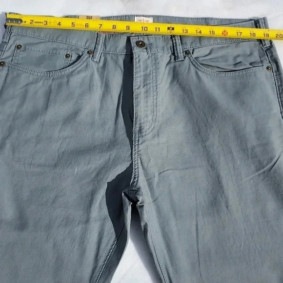 NWT Dockers Pacific 5 Pocket Straight Fit Grey Pants Men W38 L34 - Picture 4 of 10